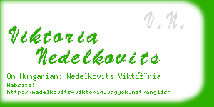 viktoria nedelkovits business card